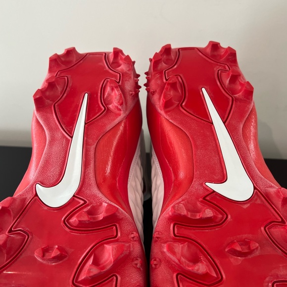 Nike Force Savage Pro 2 Shark Promo Linemen Football Cleats White Red Size 14 main image 8
